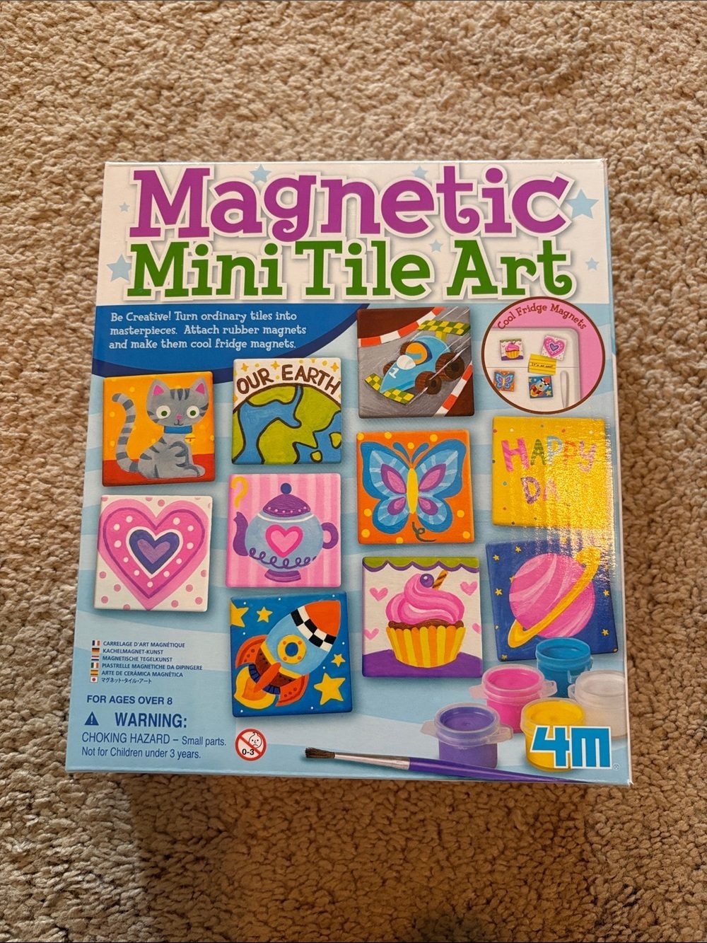 MAGNETIC MINI TILE ART SET AGES 8 AND UP NEW IN BOX RETAILS FOR $30 up
